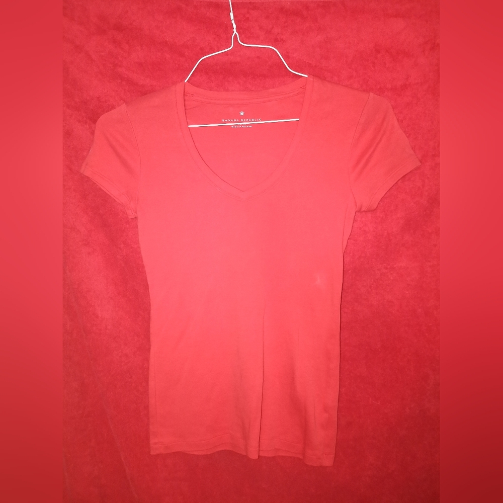 Banana Republic Red T Size XS
